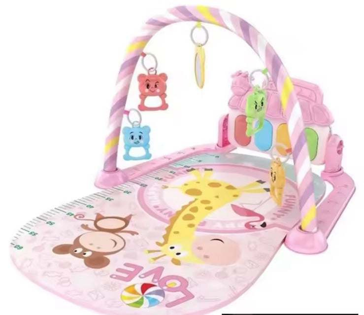 Baby Playmate Gym & Musical Mat | Safari Animals | New