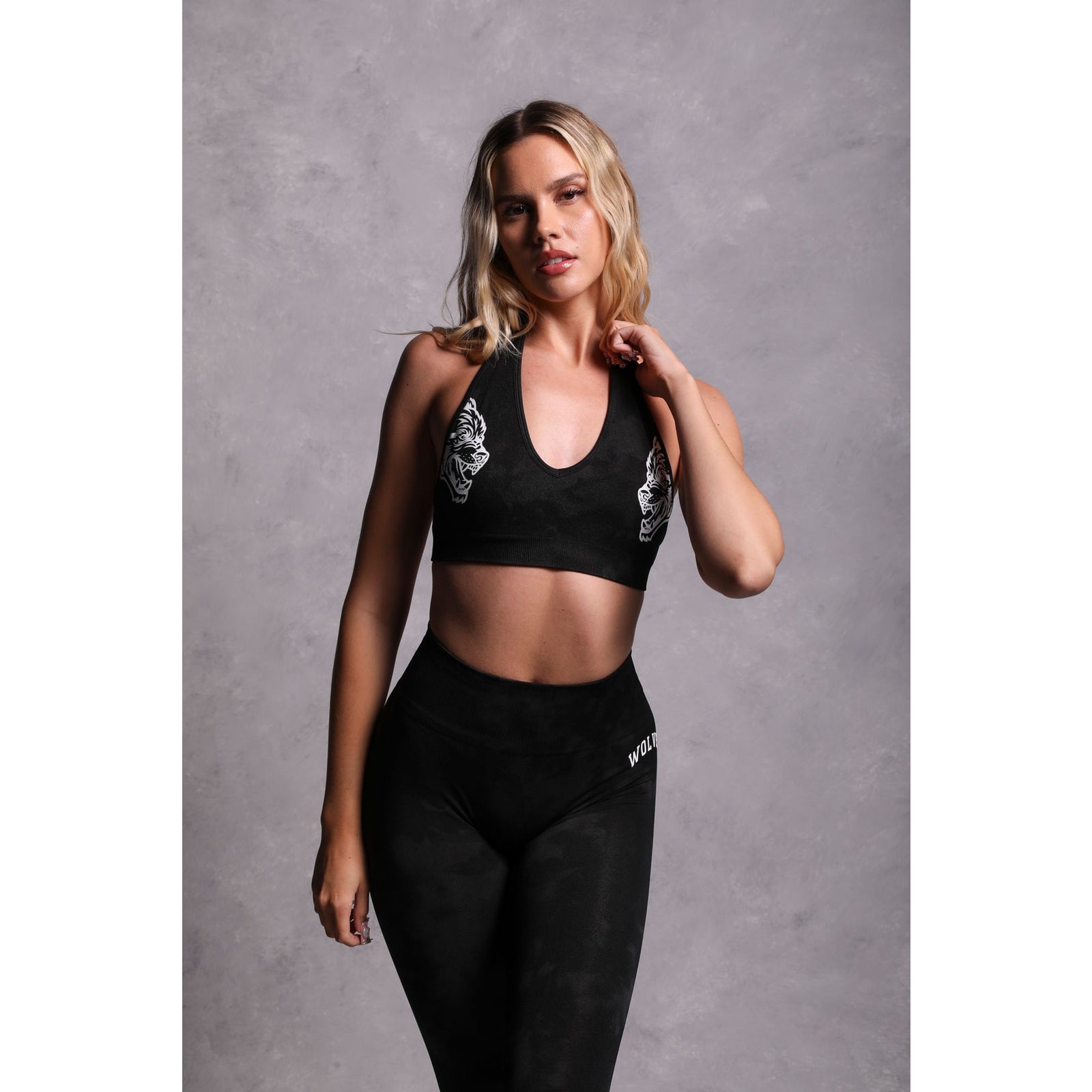 Darc Sport Until Valhalla SOLD OUT Limited Edition Halter Sports Bra Size Large - detail