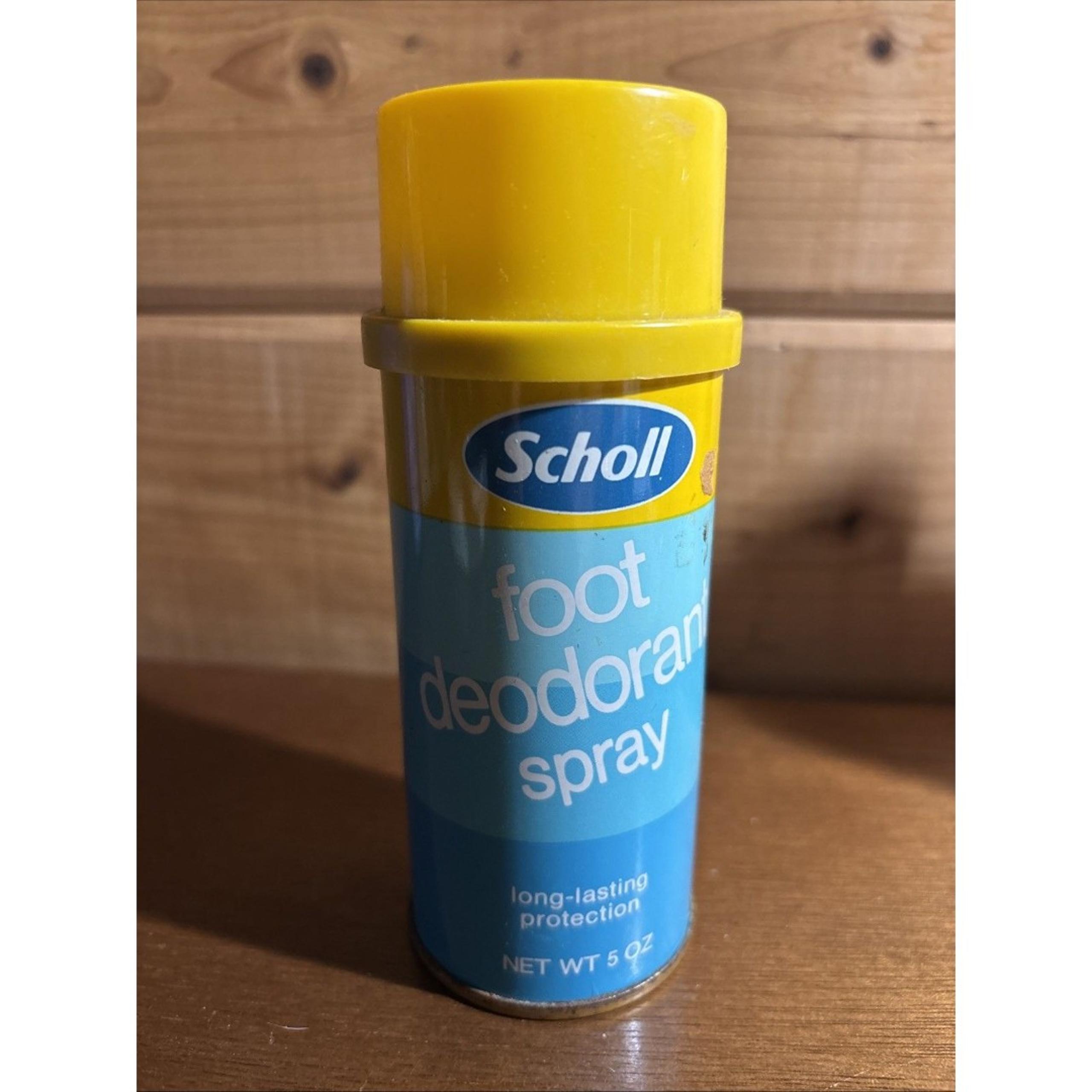 Vintage Scholl’s Foot Deodorant Cooling Spray Can Rare Approx 50%~ Left