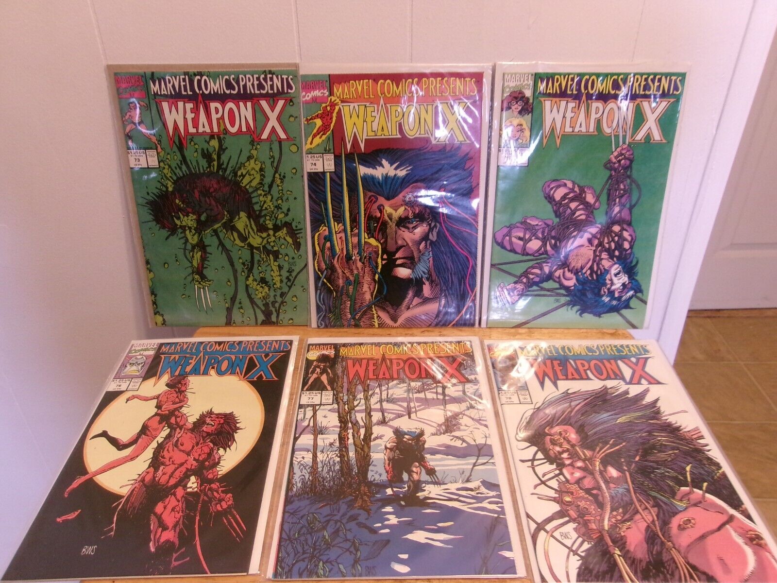 Marvel comics presents Weapon X lot 11 NM cond #73-84 missing #81, 1991