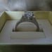 Simulated Diamond & 14 KT W\ Gold Ring