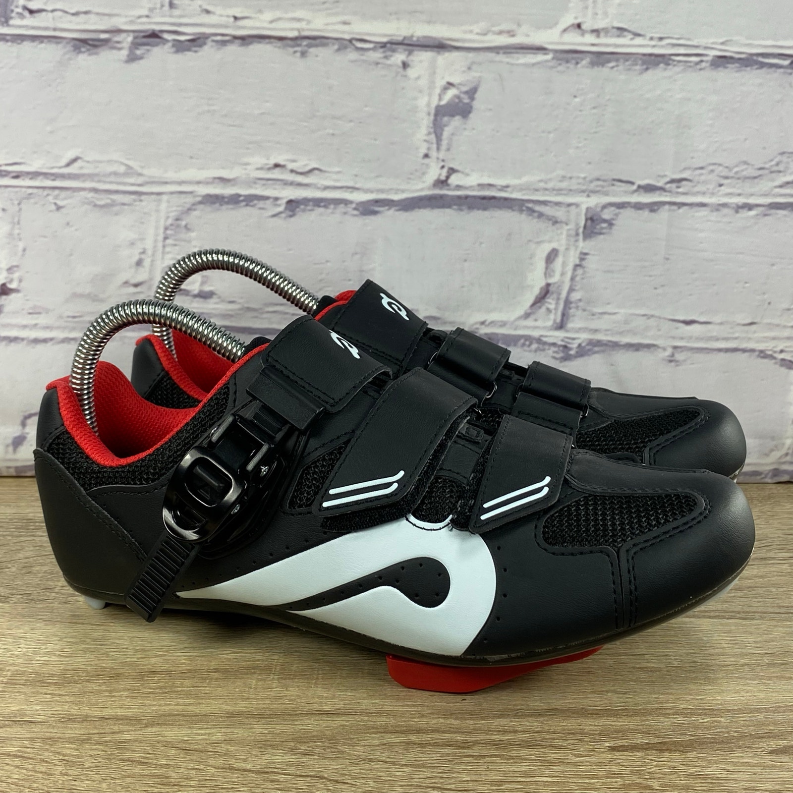 Peloton Cycling Shoes Black Red Women's Size EU 39 US 8 Bike