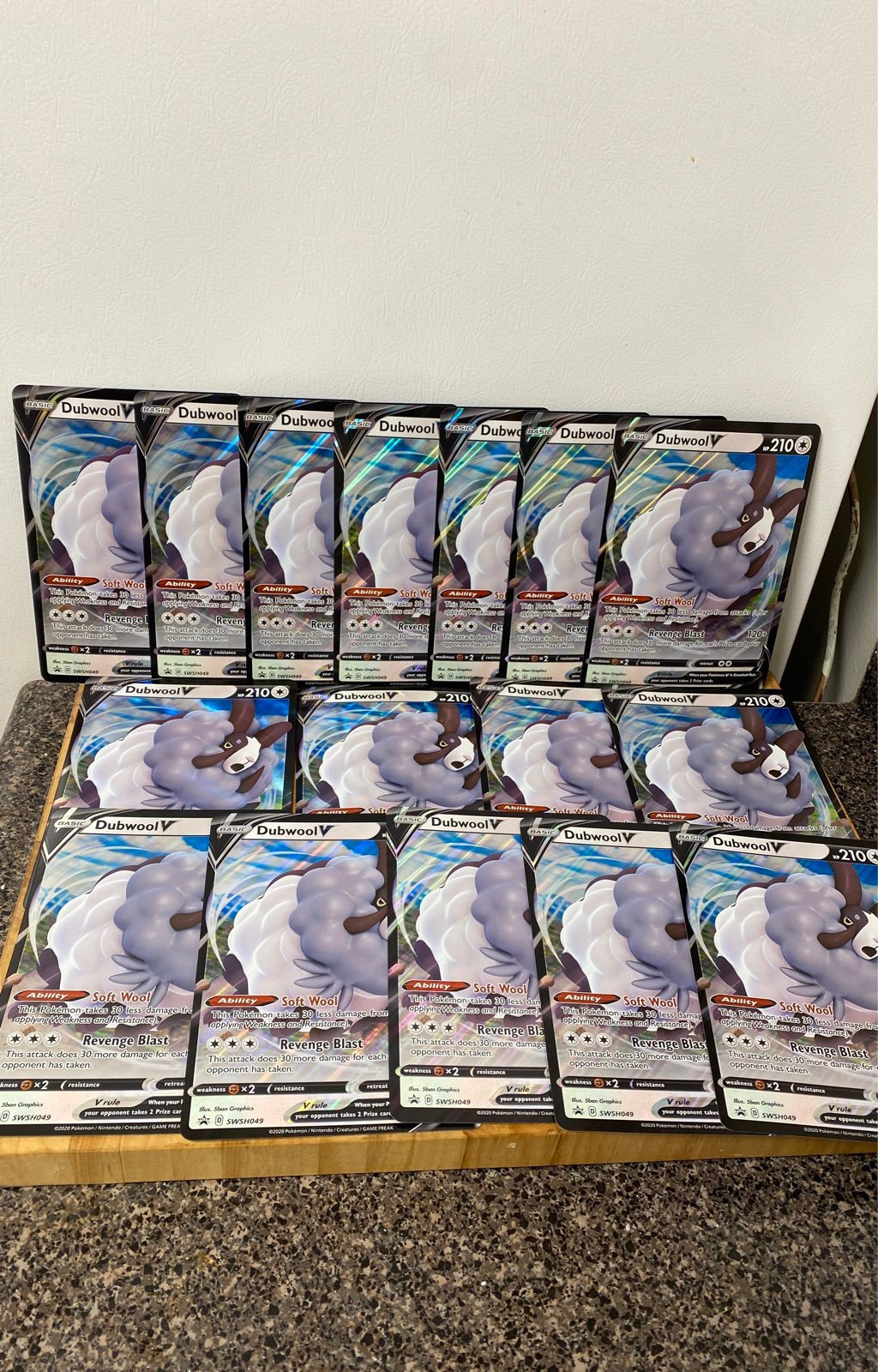 Pokemon Dubwool V promo card investor lo