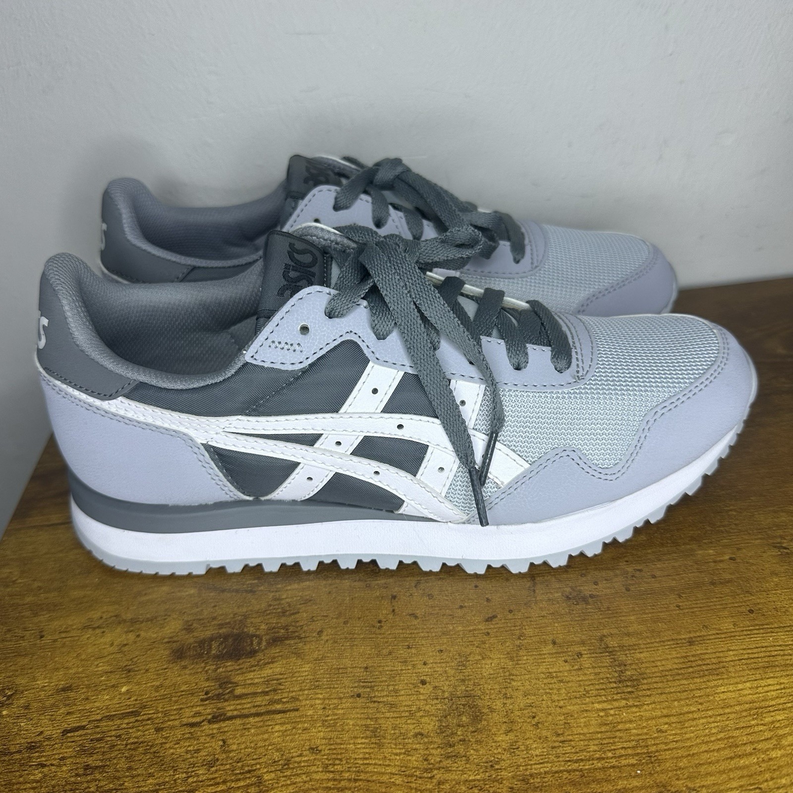 Asics Tiger Runner II Sneakers Shoes Men's Size 7 Grey NEW