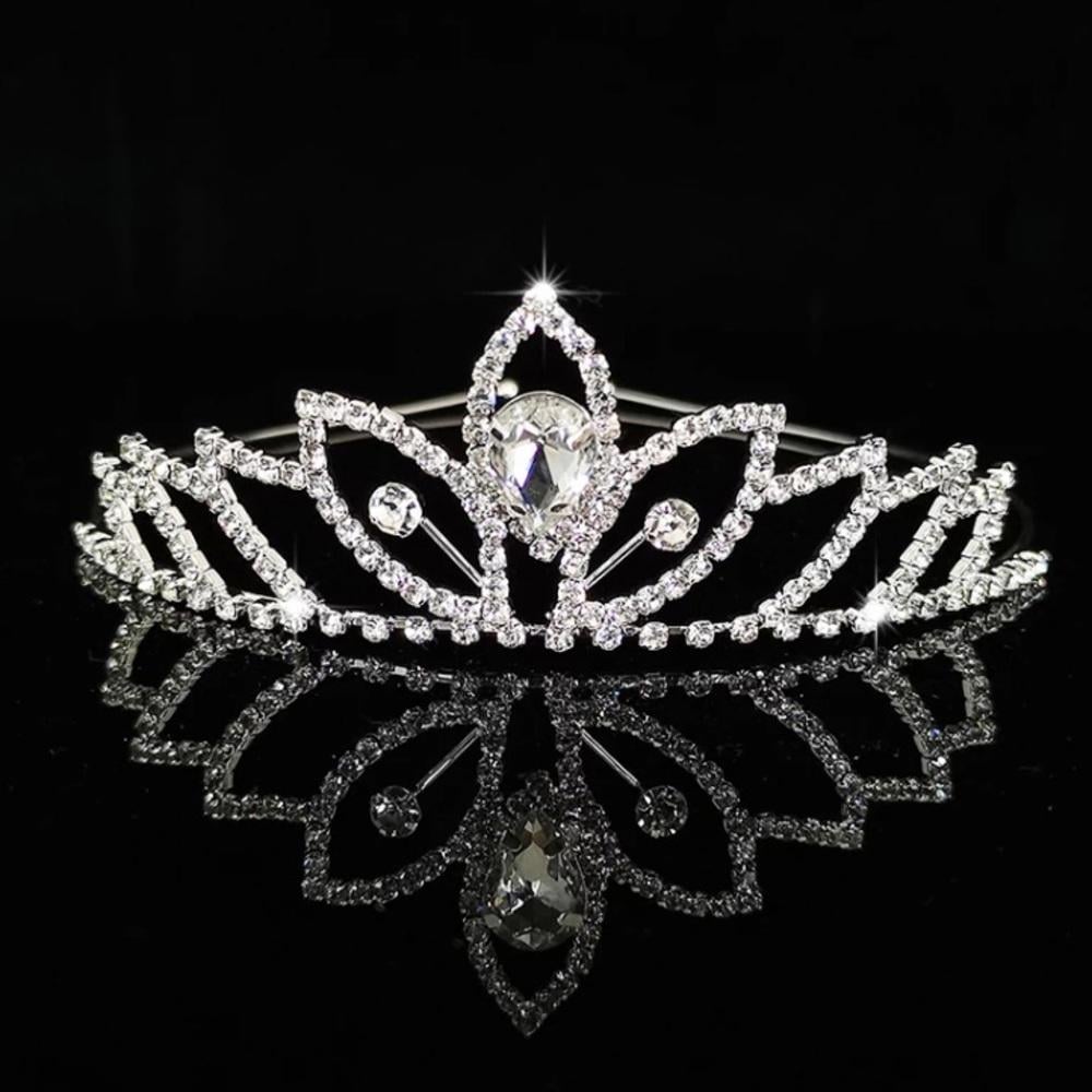 Crystal Wedding Crown Princess Headband Bridal Tiara