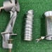 Vintage Victorio Model # 200 Grinder Metal Body Wood Handle Made in USA