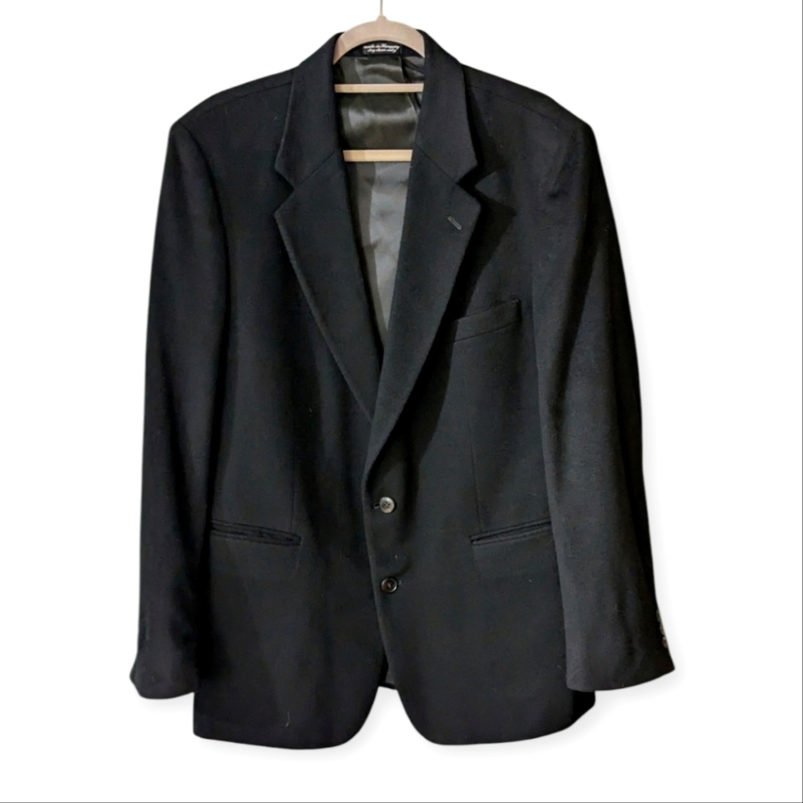 JG Hook Men's Vintage 2 Button Cashmere Blend Suit Coat Sport Jacket 42R