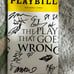 The Play That Goes Wrong Signed Playbill