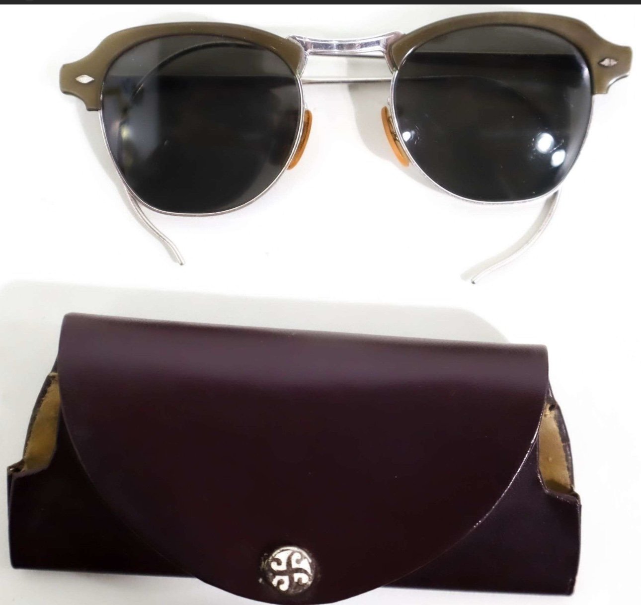 Vintage 1950's Bausch and Lomb Clubmaster sunglasses