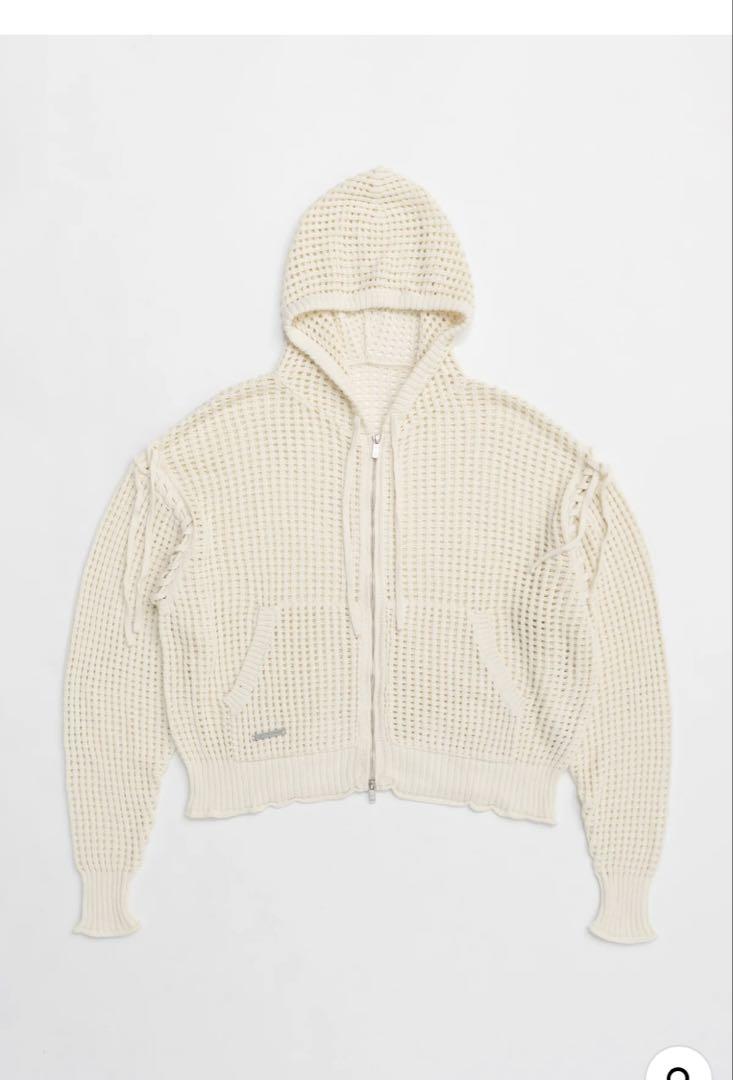 セール】メッシュニットフーディ / Mesh Knit Hoodie（パーカー