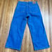 Levi's 32 Womens Mile High Cropped Wide Leg Denim Jeans Blue Meas 36x26.5