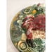 Vintage Majolica Palissy Crab Wall Plate Portuguese 8” Missing Leg Has Flaws