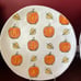 Spectrum Designs Sweet Pumpkin and Fall Leaves Dinner Plates Set of 4-NWT