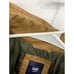 Vintage GAP Zip Up Military Cargo Brown Tan Jacket with 4 Pockets Size S