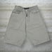 Vintage Fubu Carpenter Khakis Shorts Tan Cotton Baggy Wide Leg 13 Inseam Y2K