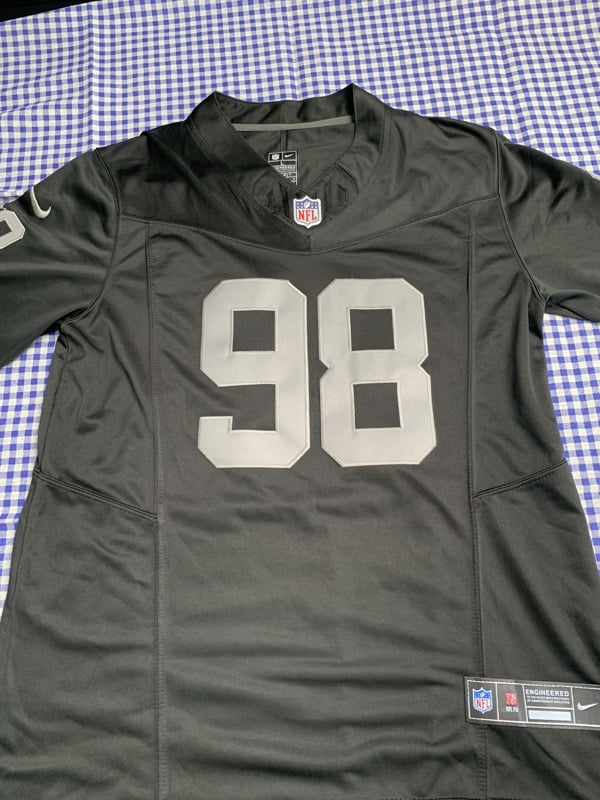 Nike Las Vegas Raiders Maxx Crosby Nike Black Game Jersey