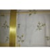 Vintage Bed Sheet Set Twin White Yellow Rose Buds 2 Pillow Cases