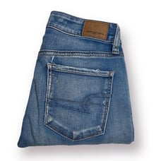 American Eagle Hi-Rise Distressed Jeans