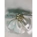 Vintage Mr Hi's Satin Pillbox Half Bow/Flower, & Netting With Rhinestones