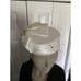 Vintage Mr Hi's Satin Pillbox Half Bow/Flower, & Netting With Rhinestones