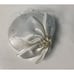 Vintage Mr Hi's Satin Pillbox Half Bow/Flower, & Netting With Rhinestones
