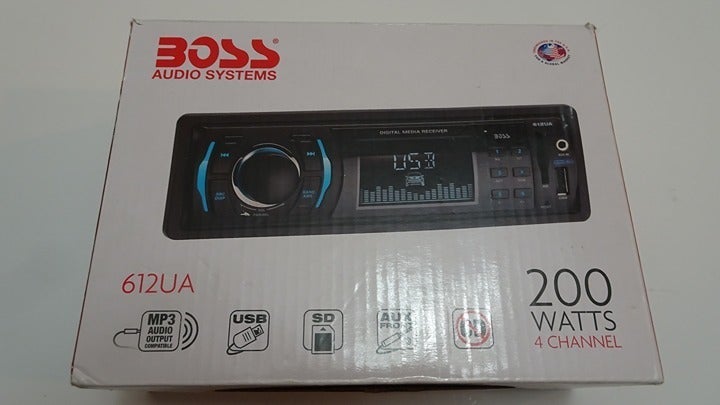 Black Boss single-din car truck Radio