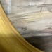 Vintage oval painting with convex glass 25” x 18”