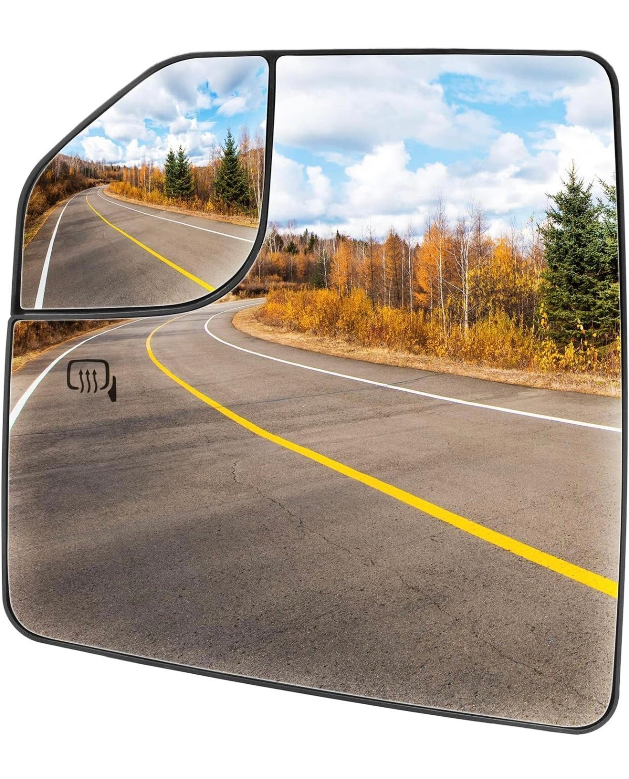 Left Driver Side Heated Mirror Glass Fits Ford F-150 2015 2016 2017 2018 2019