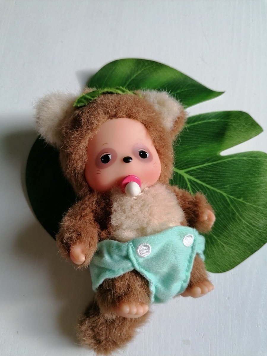 SUPER RARE Sekiguchi Bebichhichi Racoon Monchhichi