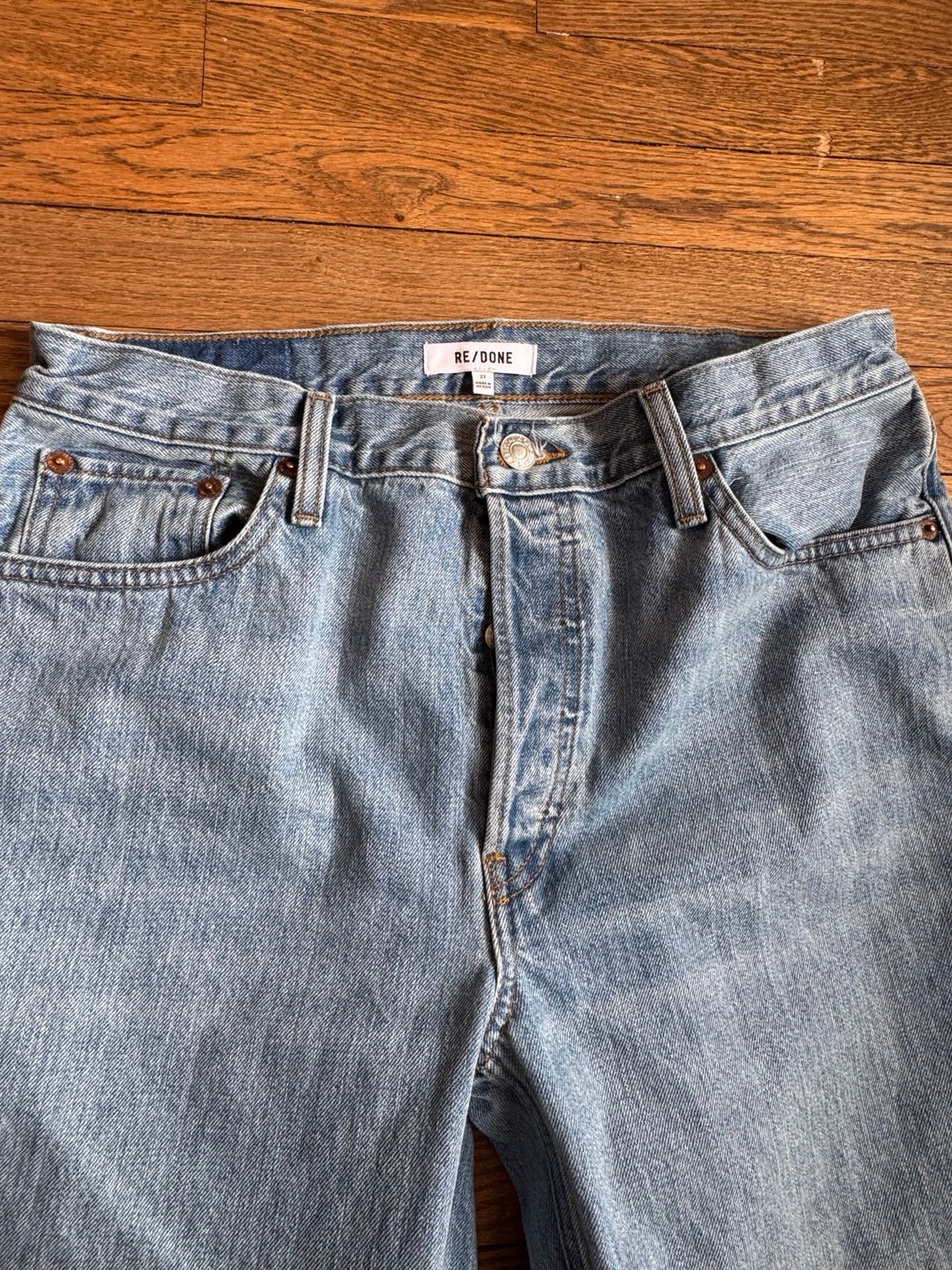 【関税込み】Re/Done ブルー ルースフィット ロング ジーンズ RE/DONE blue loose longish Jean