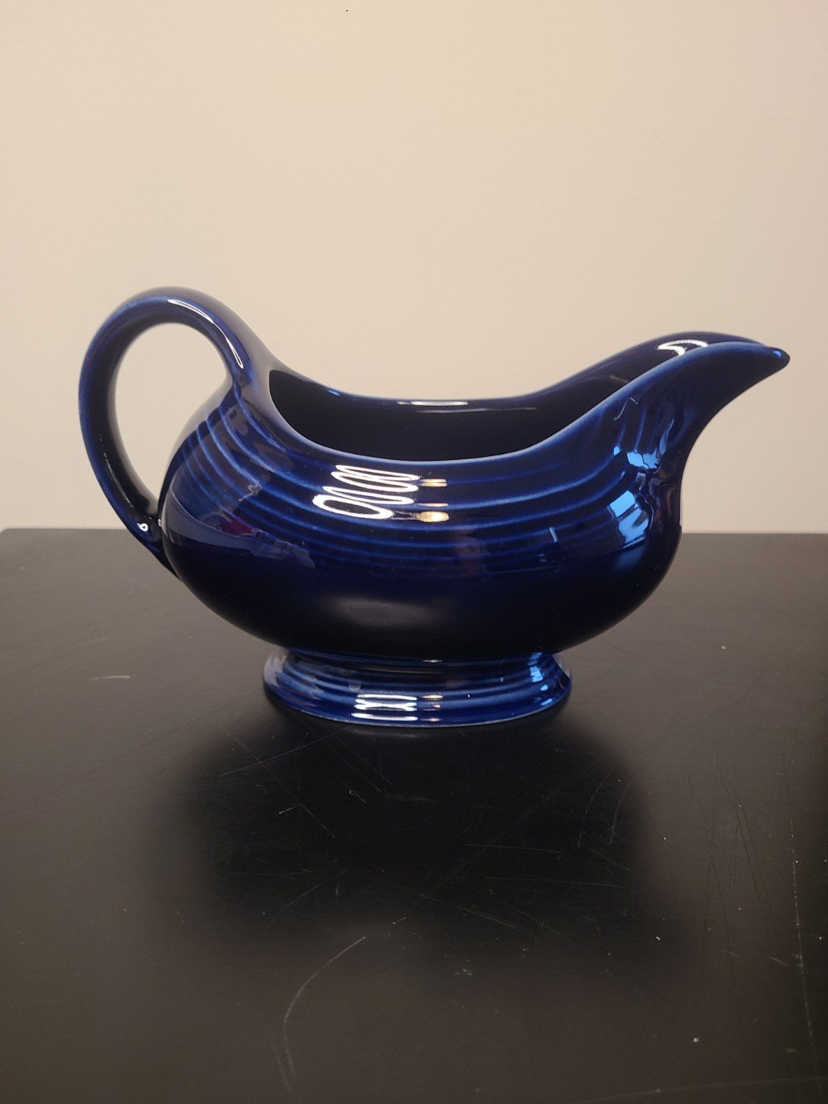 Fiesta Ware Cobalt Blue Gravy Boat