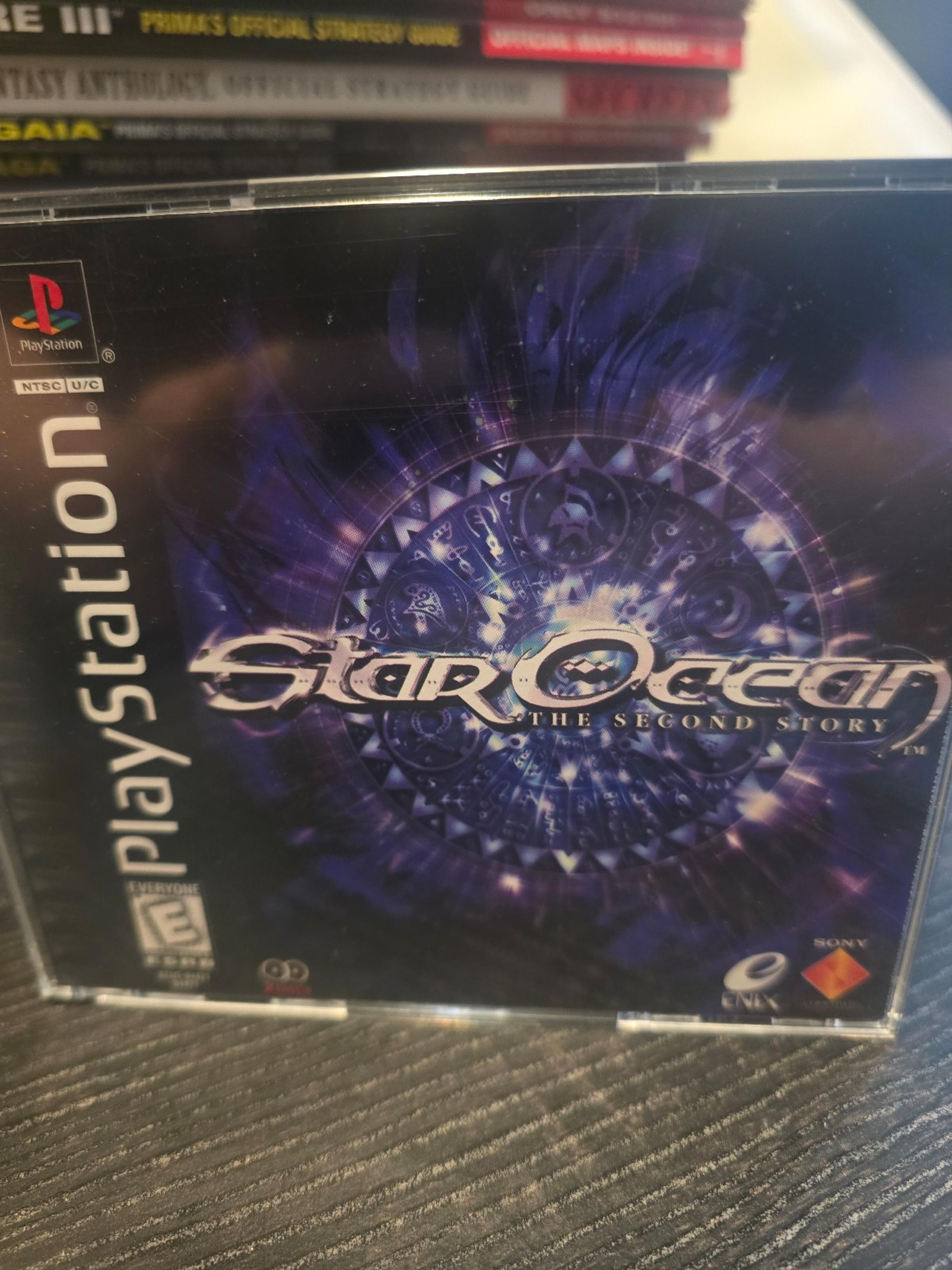 Star Ocean The Second Story PlayStation 1 game AND official strategy guide