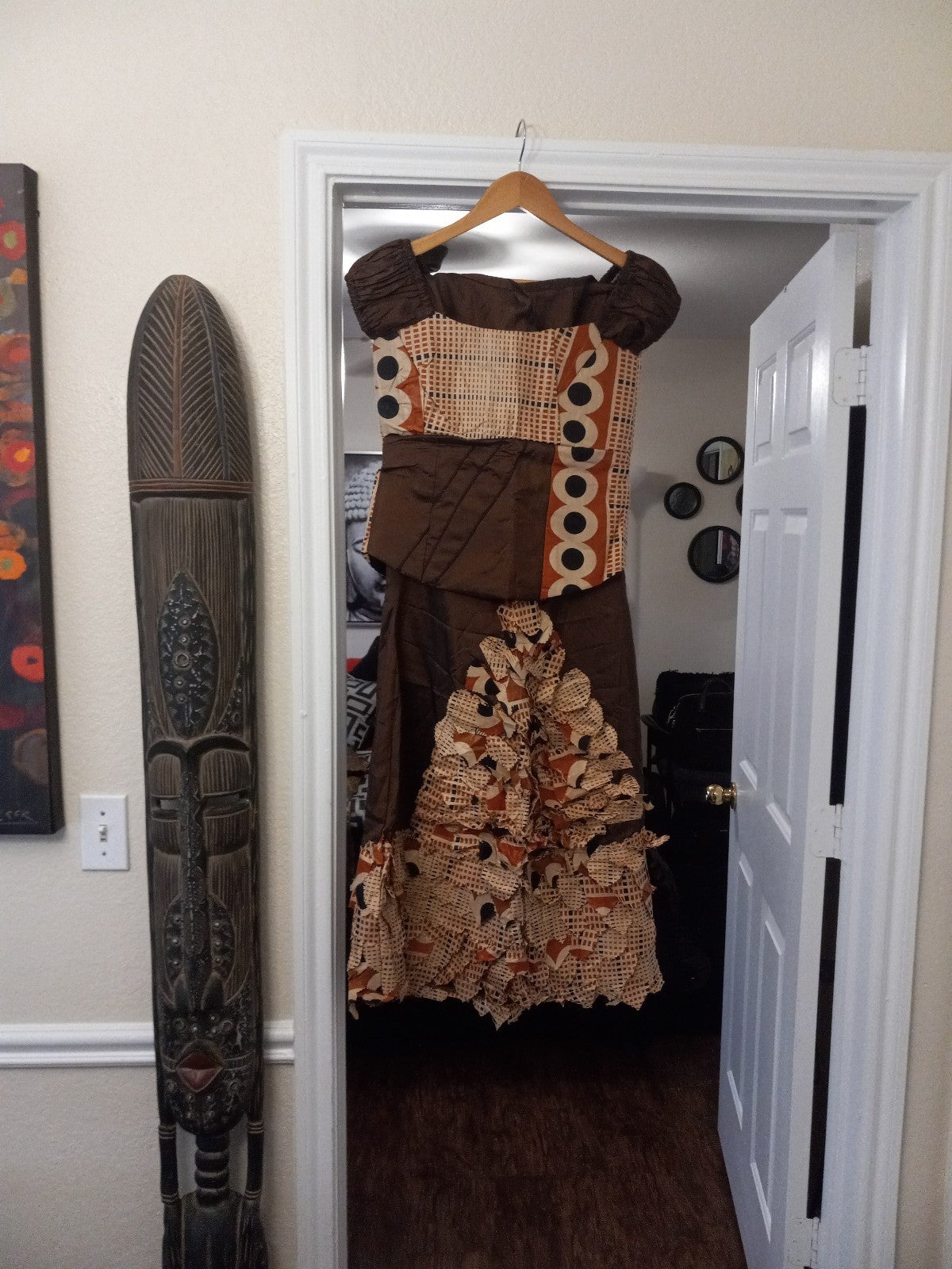 Women African Ethinic Skirt Suit