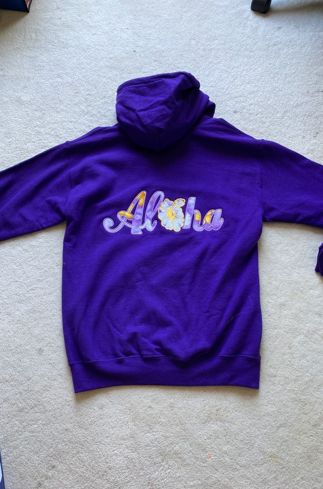 RARE ALOHA Hawaiian Zipper Hoodie (S)