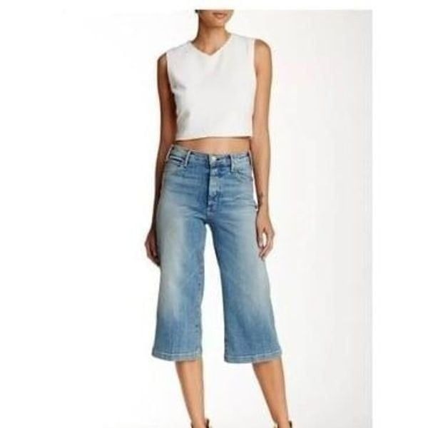 McGuire Bessette Summerset Cropped Wide Leg Jeans 30