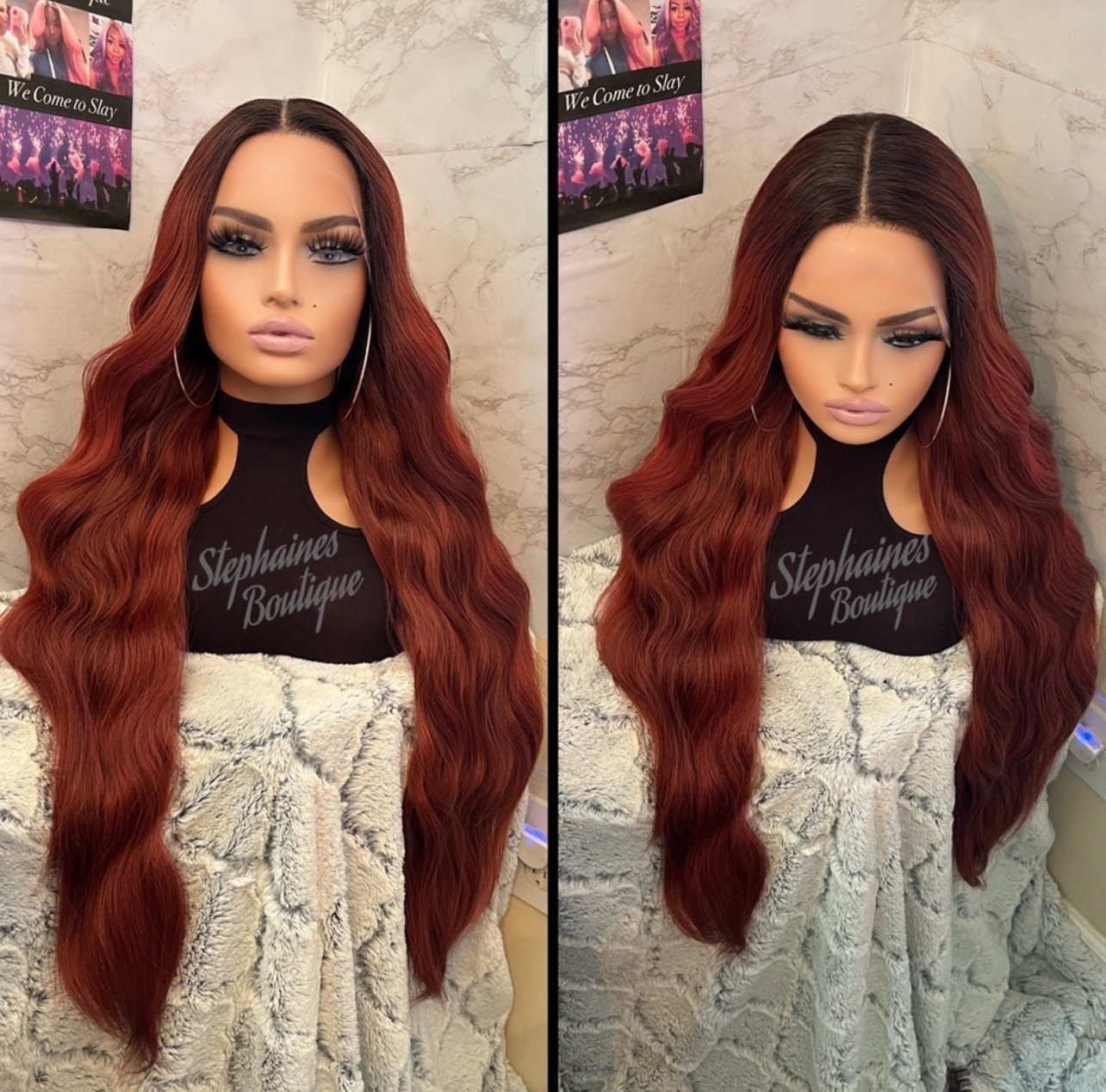 Human Hair Blended Lace front wig