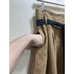 EMMA Maxi Skirt S A-Line Brown Raw Cloth Belt Cotton Indie Lagenlook Minimalist