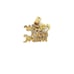 14k Gold We Love You Mom Pendant