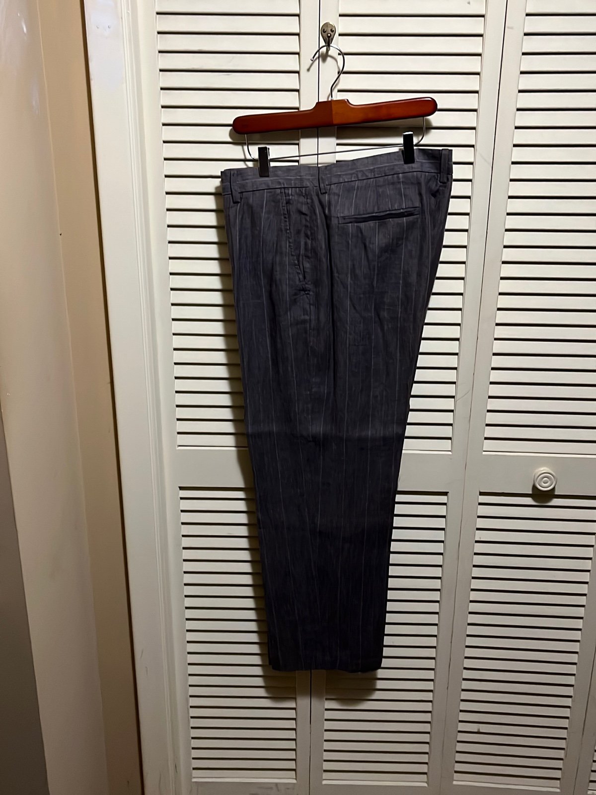 Mens Banana Republic 35”x30” Grey Dress Pants