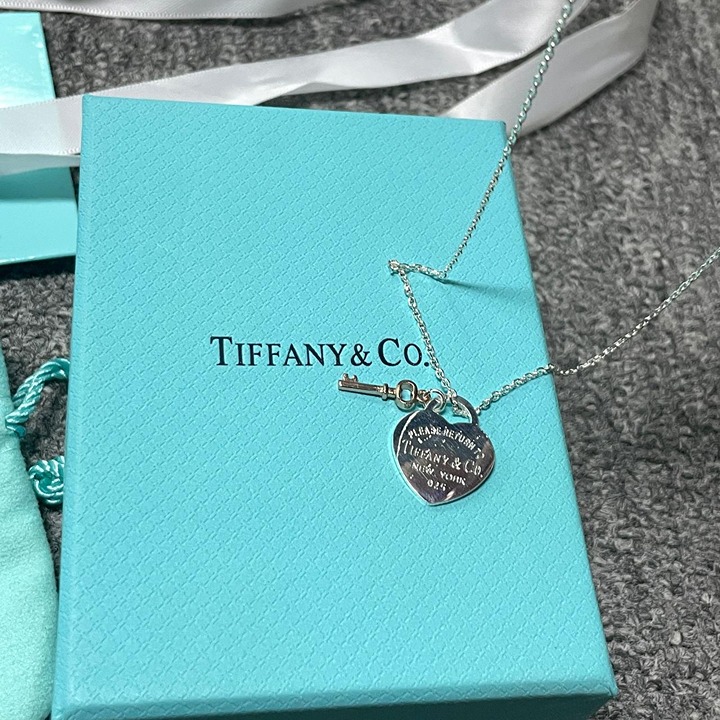 Tiffany Love Key Necklace