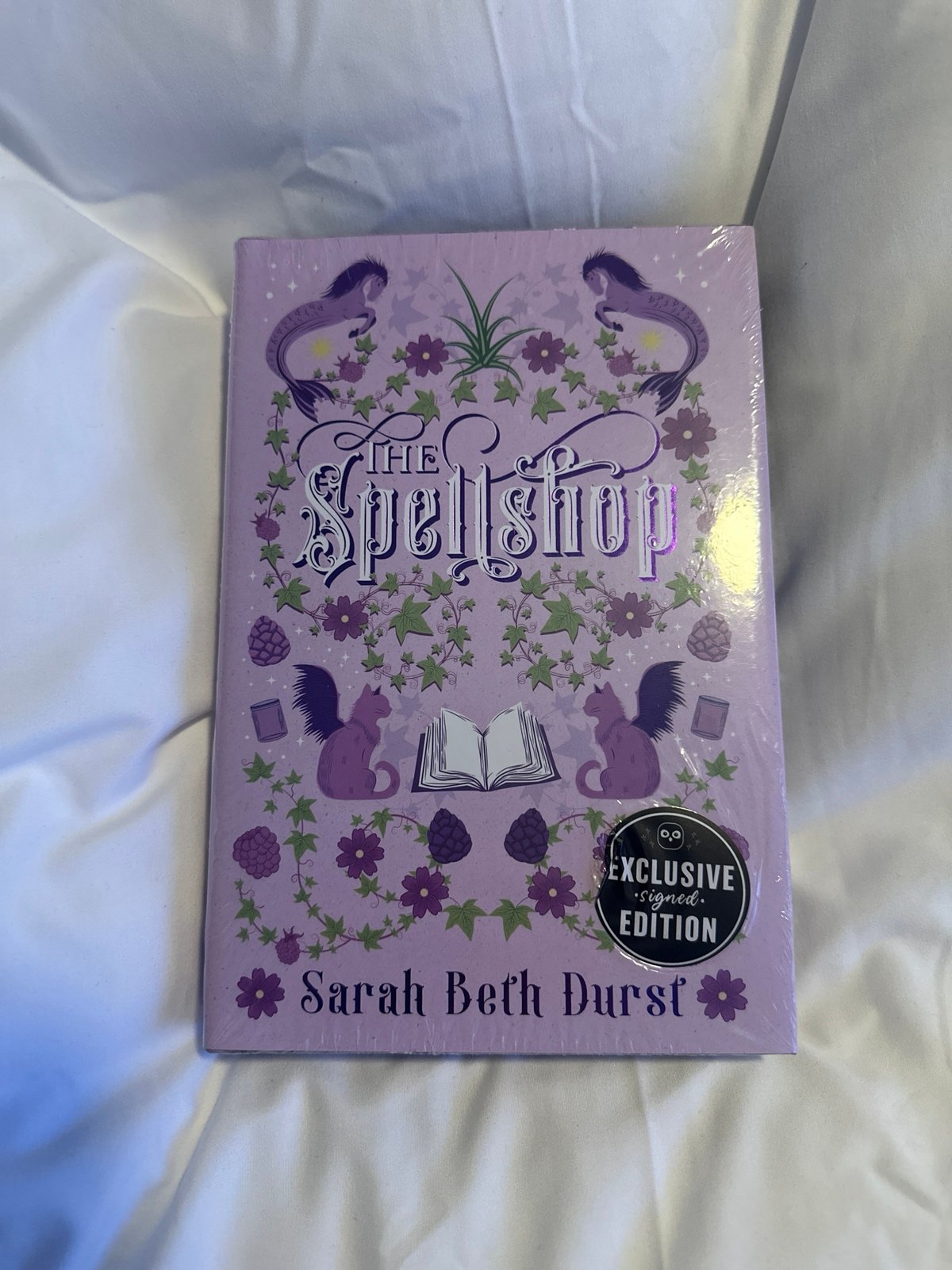 Owlcrate Exclusive Hardback Signed The SpellShop by Sarah Beth Durst