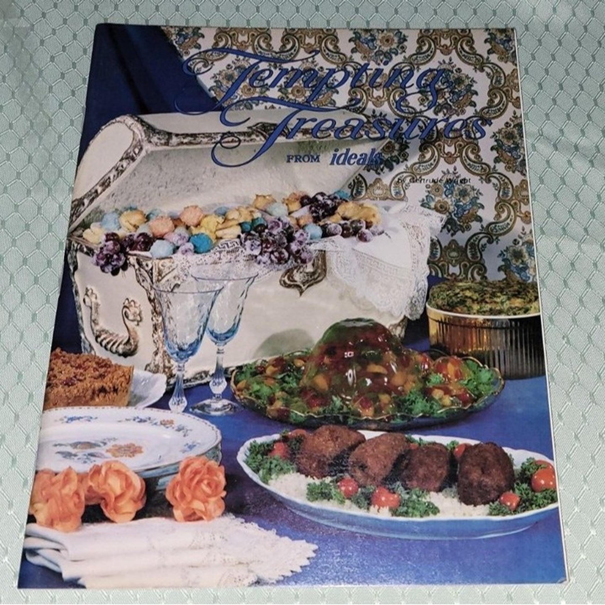 1978 Ideals Magazine TEMPTING TREASURES Gertrude Wright COOKBOOK Vintage Recipes - Unique Vintage
