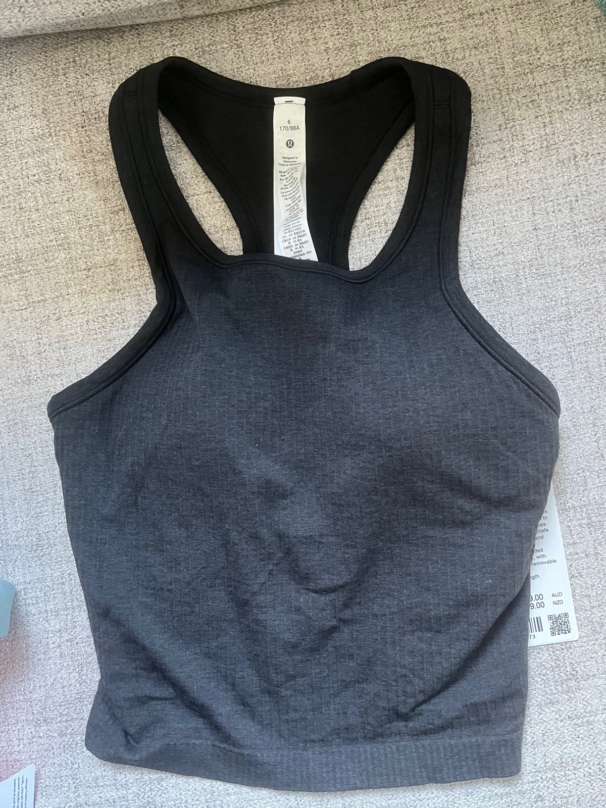 Lululemon ebb to street crop tank