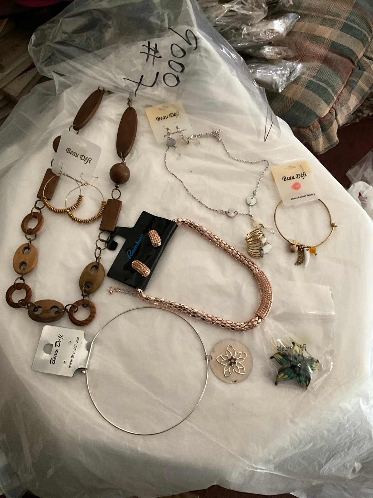 NEW 10pc CRYSTAL & MORE MIX vintage JEWELRY LOT LT#9000-7 from 2000-2003 & now