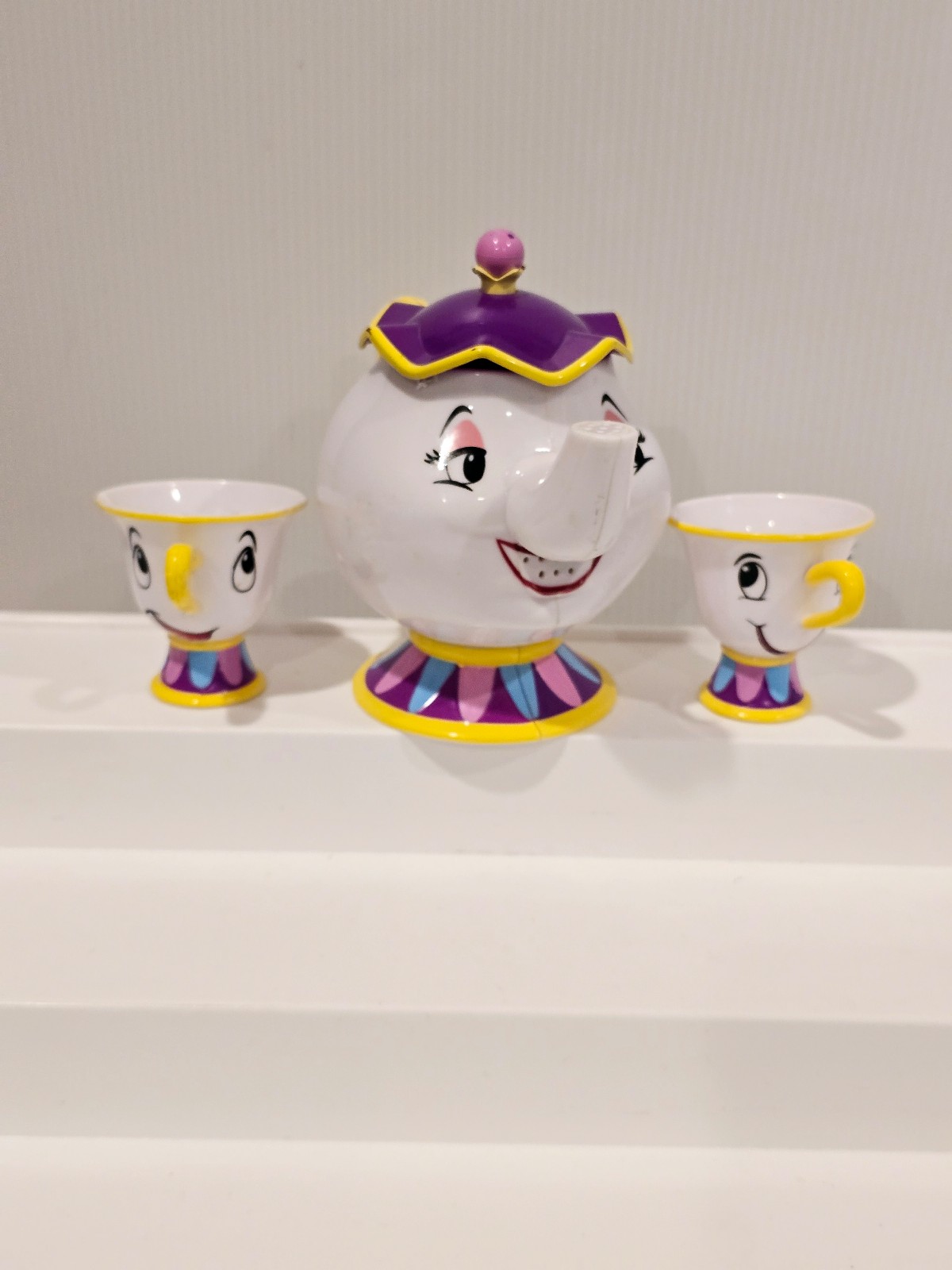 Disney Beauty and the Beast Mrs Potts Talking Tea Set