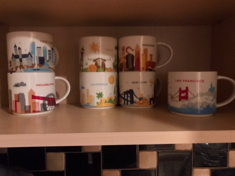 Starbucks you are here mugs