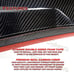 For 2021-2023 Acura TLX Type-S Style Real Carbon Fiber Trunk Lid Spoiler Wing