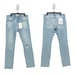 FRAME Men 32 L'Homme Jeans Tubman Blue Skinny Denim Distressed Whisker Mid Rise