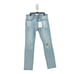 FRAME Men 32 L'Homme Jeans Tubman Blue Skinny Denim Distressed Whisker Mid Rise