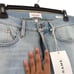 FRAME Men 32 L'Homme Jeans Tubman Blue Skinny Denim Distressed Whisker Mid Rise
